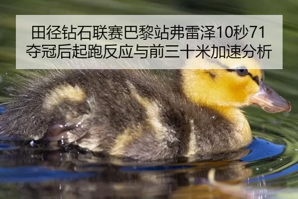 田径钻石联赛巴黎站弗雷泽10秒71夺冠后起跑反应与前三十米加速分析
